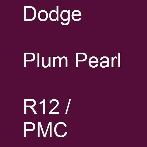 Dodge, Plum Pearl, R12 / PMC.